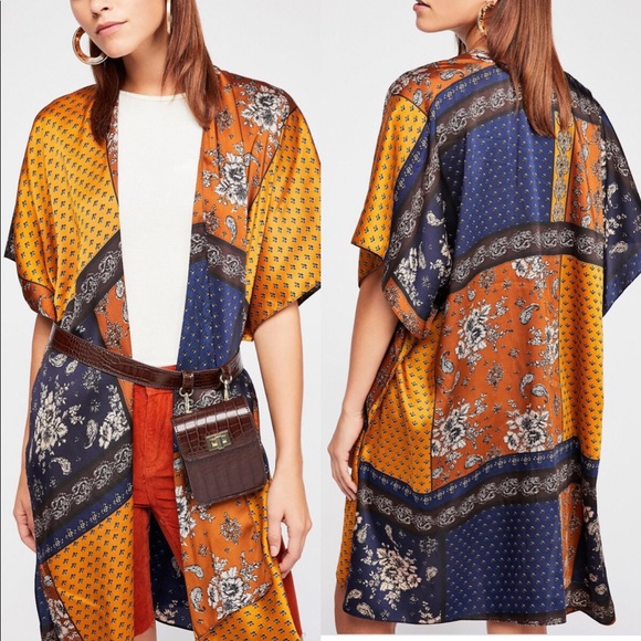Free People Accessories - NWT Free People Mon Cherry Kimono